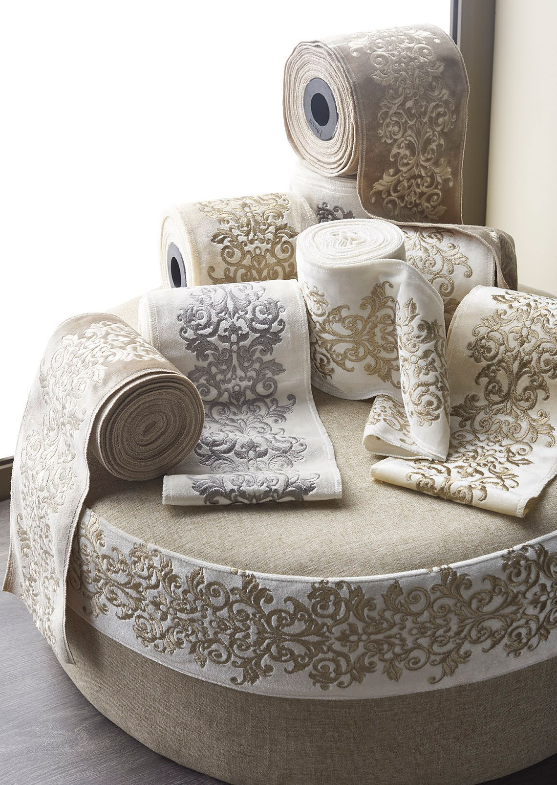 Decorative Border Upholstery Fabric