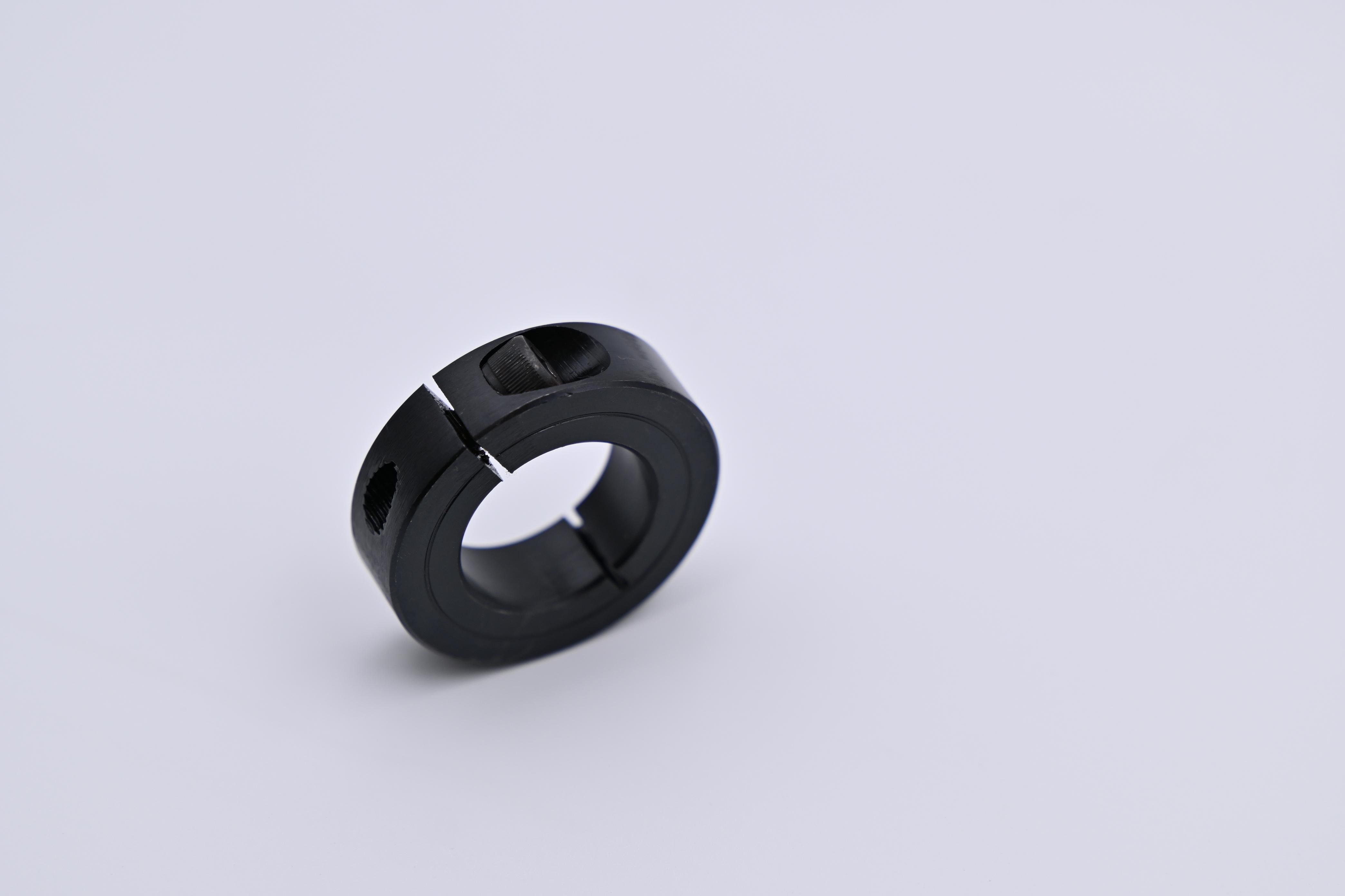 Low Carbon Steel-Black Oxide Finish Single Split Collars
