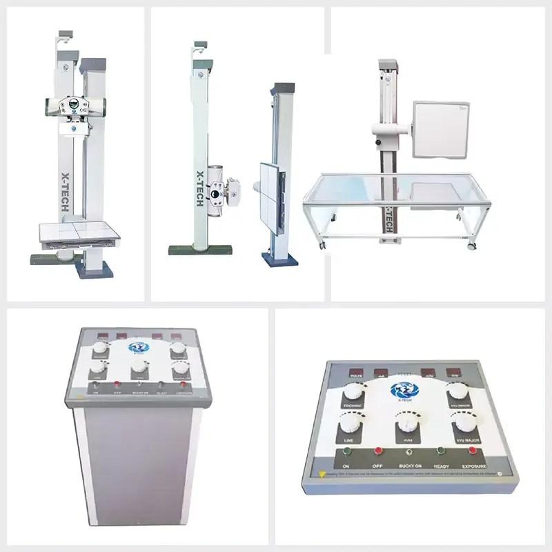 Floor to Ceiling Fixed X-Ray Machine with DR Systems and Transparent MOBITEX Table