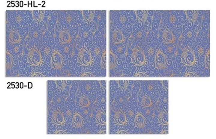 High gloss printed floor tiles