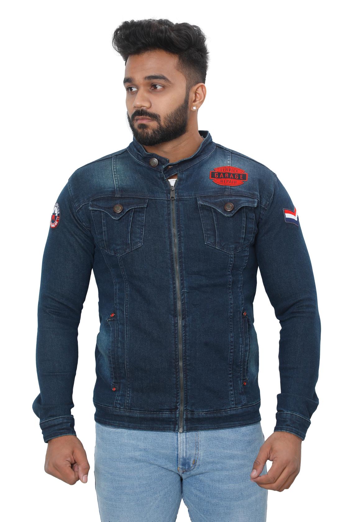 Dusty Denim Solid Jackets
