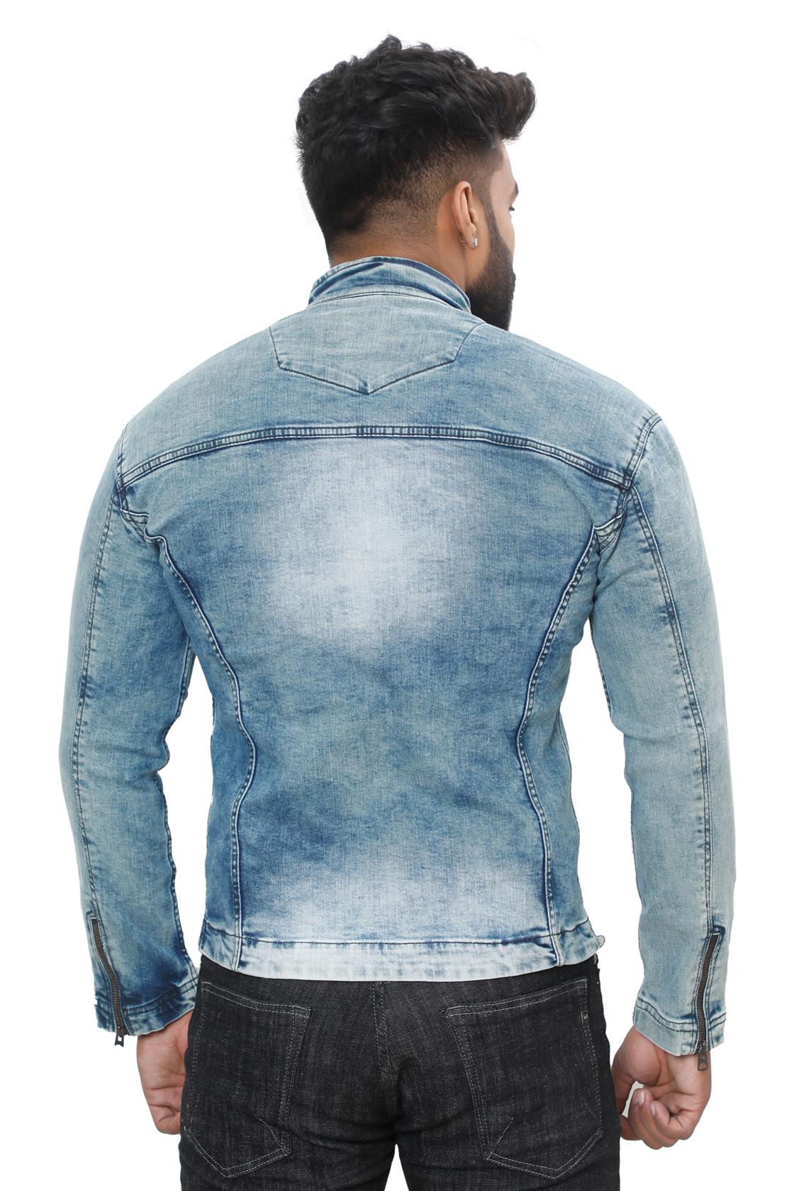 Dusty Denim Shaded Jackets-back view