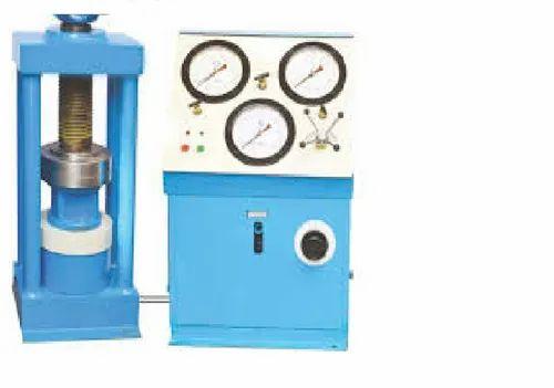 Compression Testing Machine Electrically Operated 4 Pillar Welded type