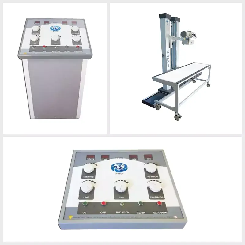 Ceiling Free Fixed X-Ray Machine with DR Systems and Non Transparent MOBIT Table