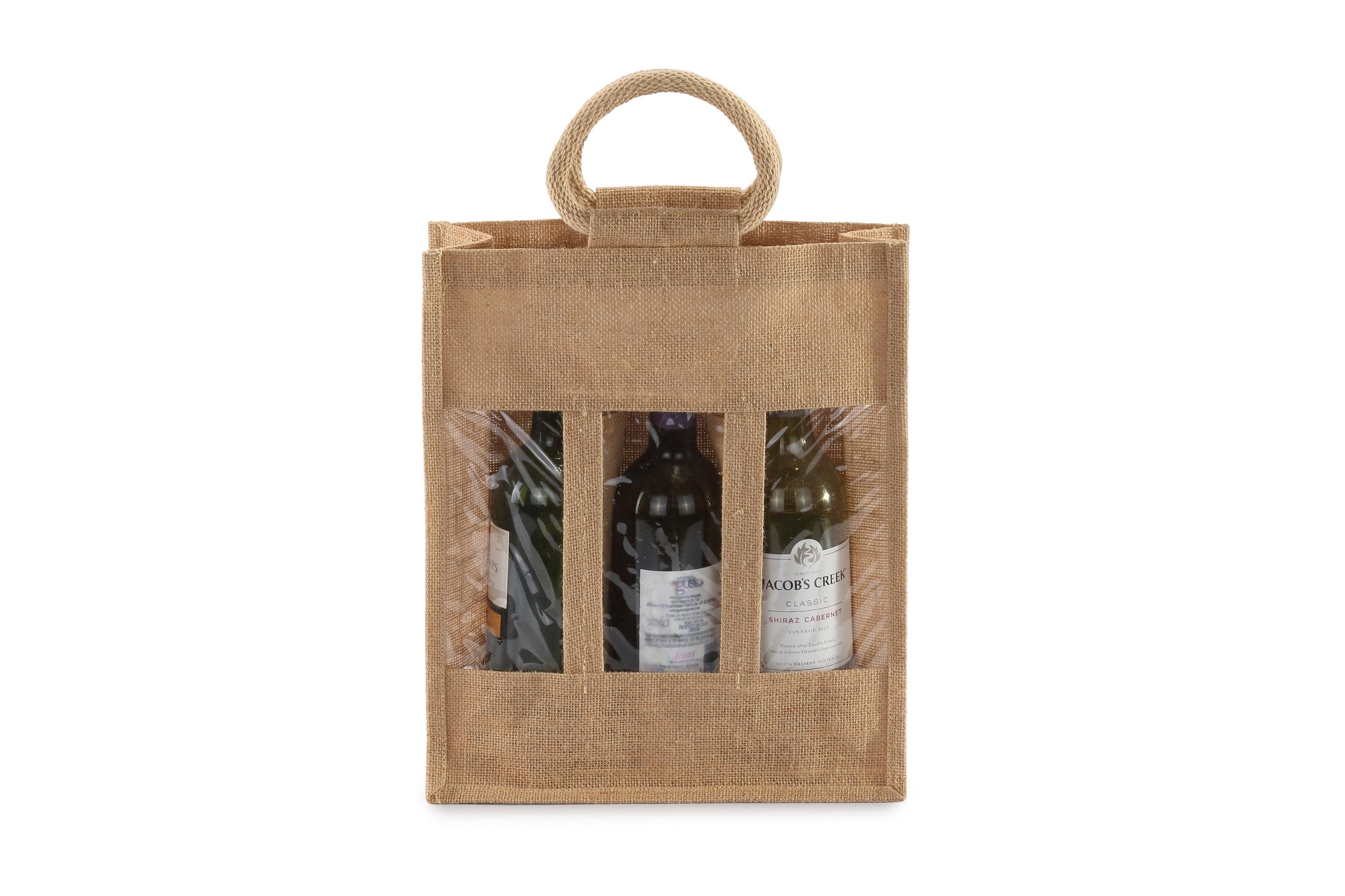 Jute Bottle Bags