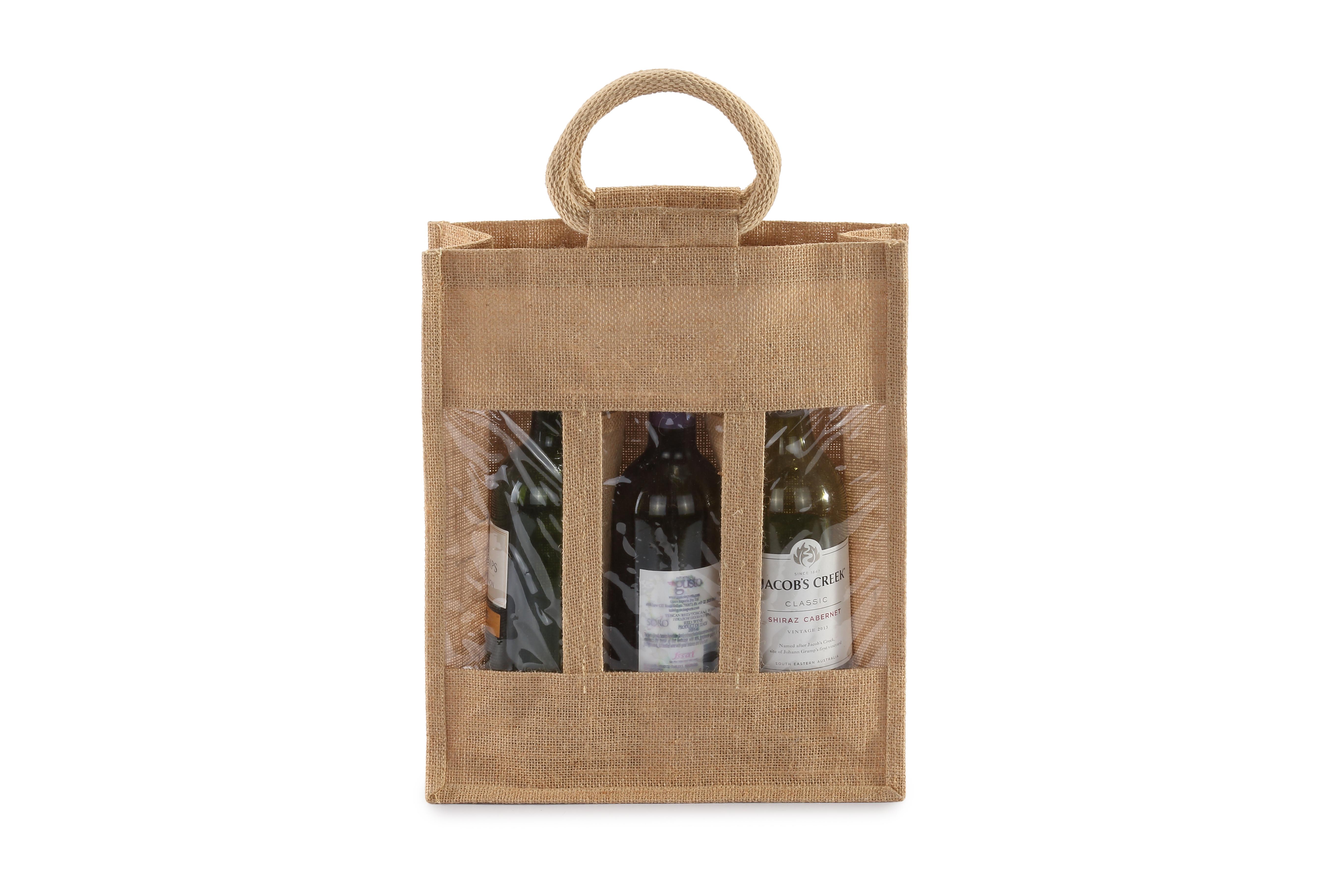 Jute Bottle Bags