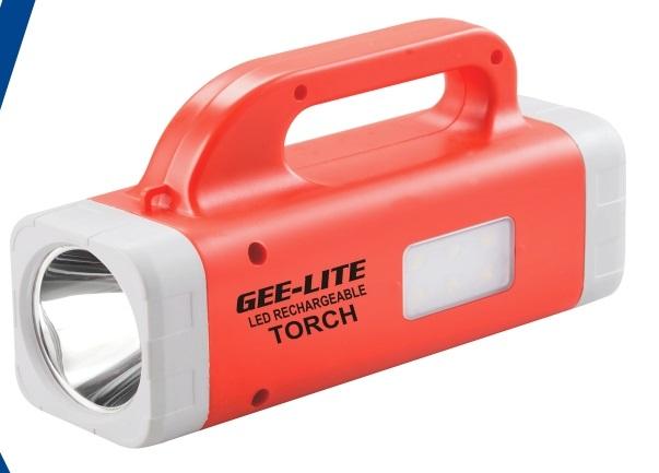 Rechargeable LED Torch with side Light