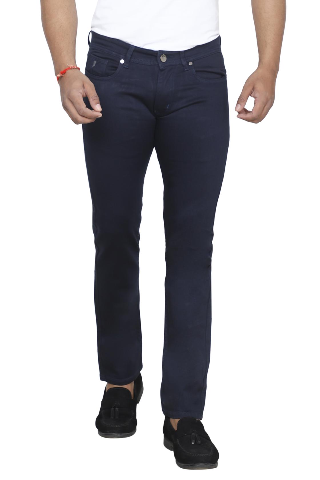 Blue Trousers-front view
