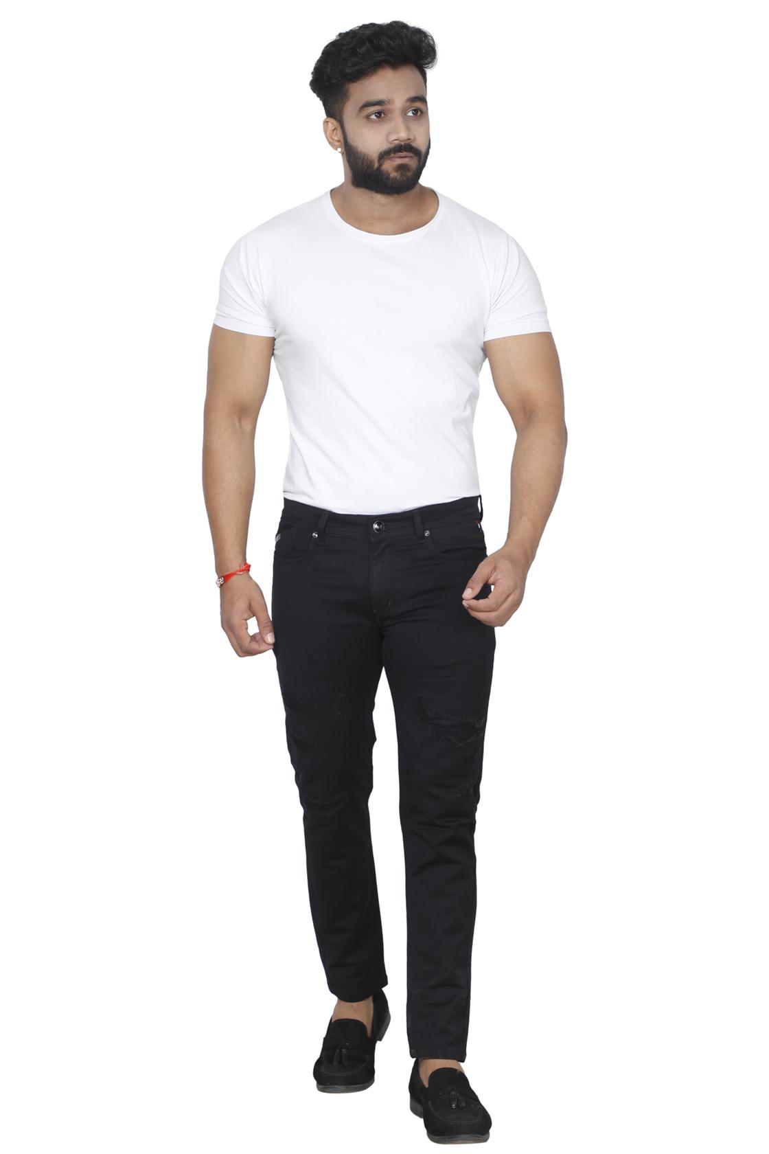 Slim Fit Jet Black Jeans