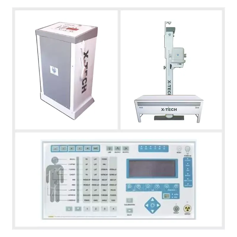 High Frequency fixed X-Ray machine with Horizontal Bucky Table