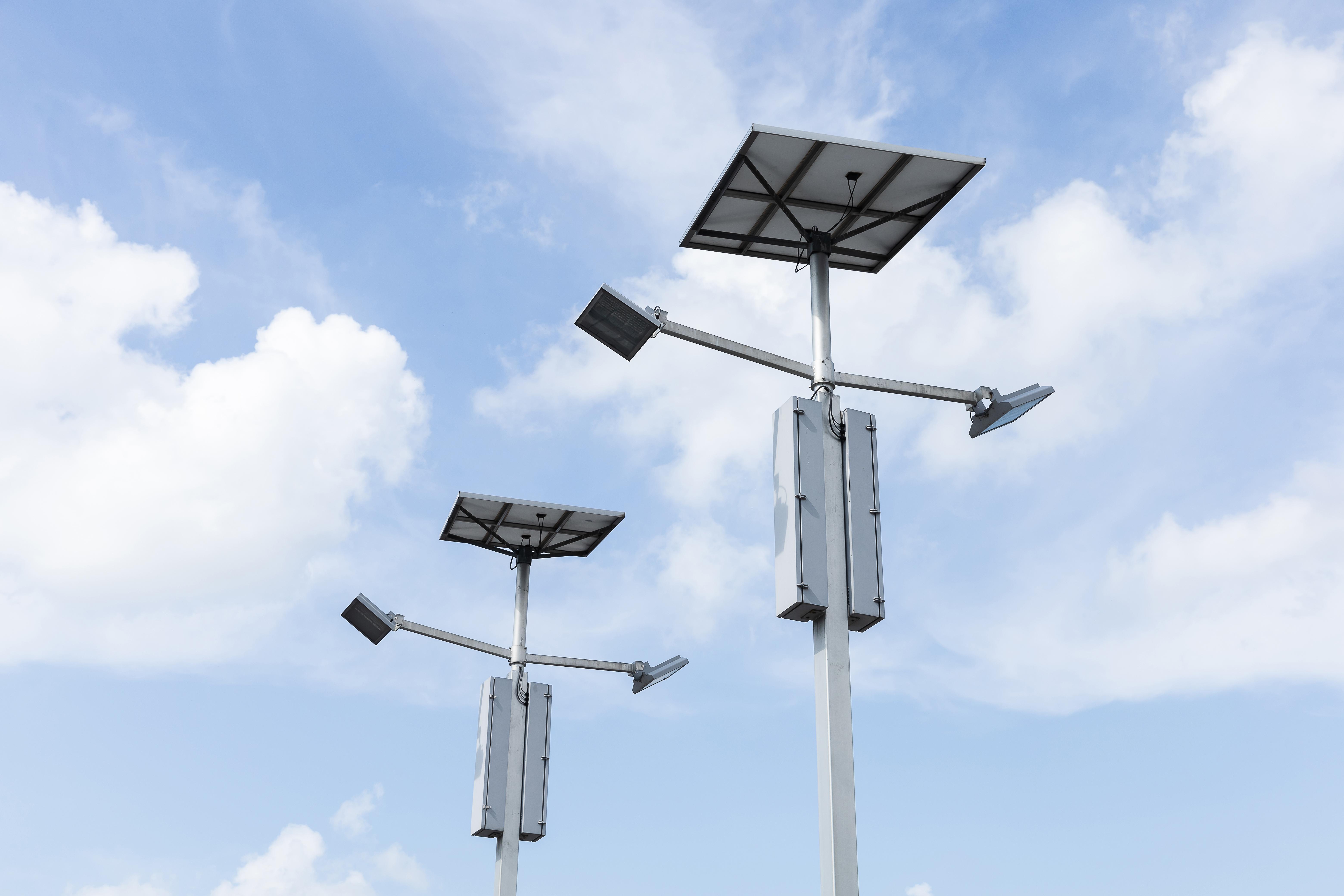 Solar Powered Street Lights