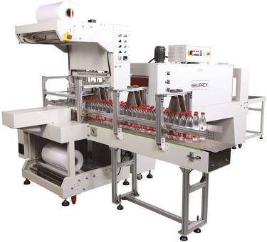 Bottle wrapping machine