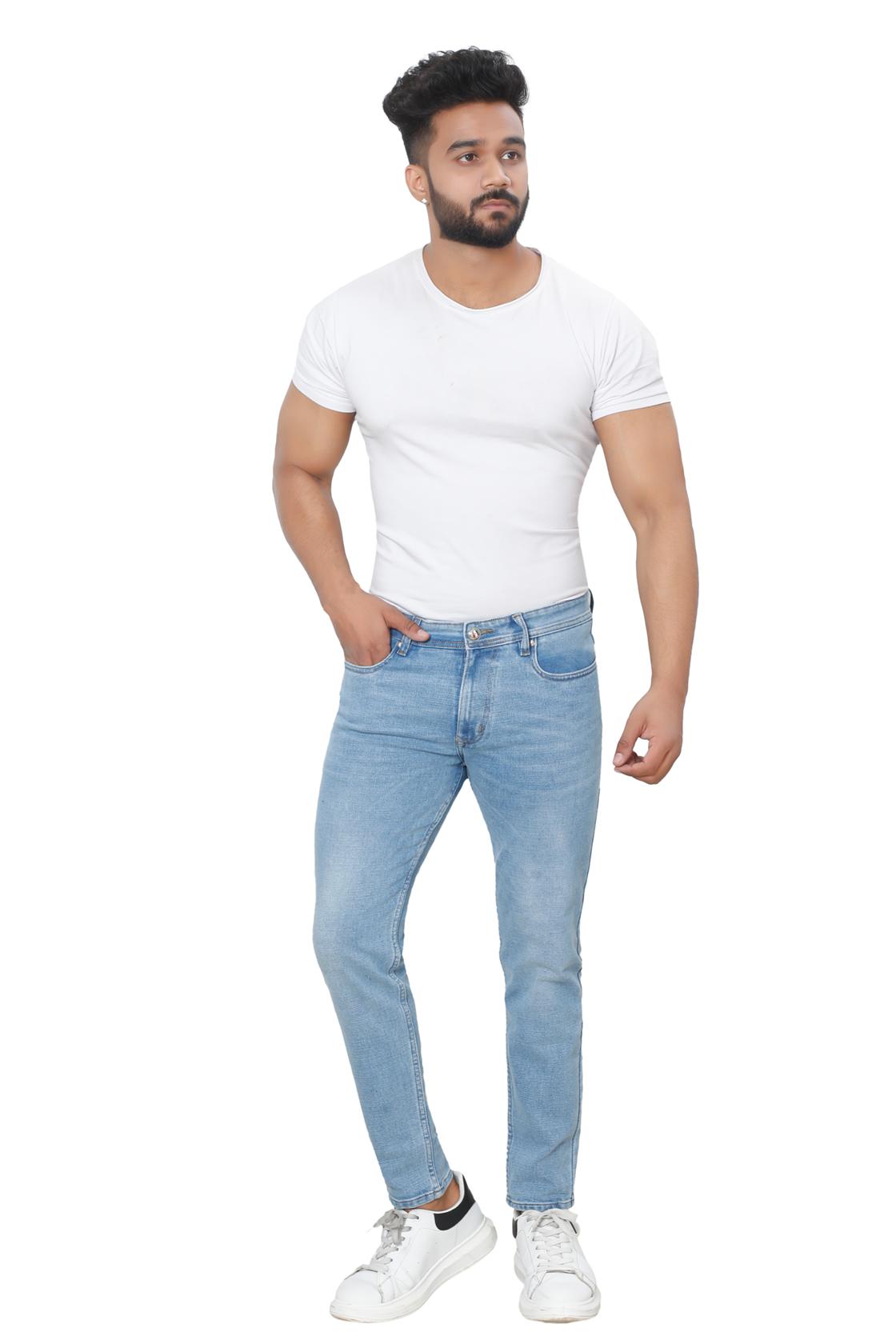 Slim Fit Light Blue Jeans