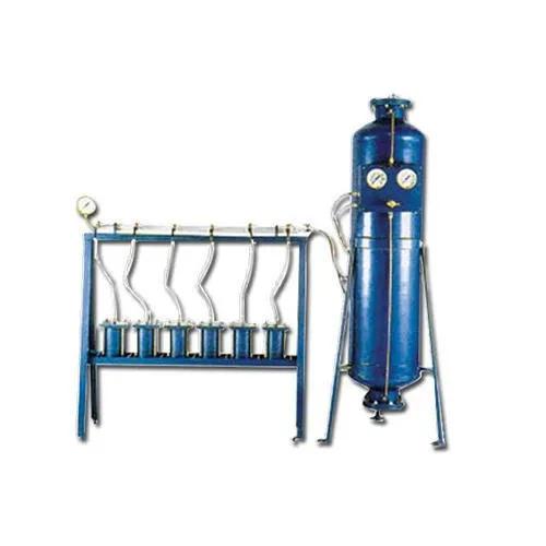 Pozzolana Cement Mortar Permeability Apparatus As Per IS 2645 with Compressor