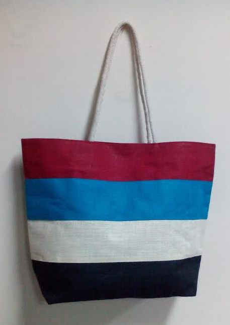 Rope Handle Jute Shopping Bag