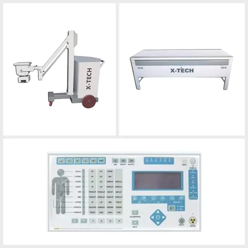 High Frequency Mobile SPRING balance X-Ray machine with Horizontal Bucky Table