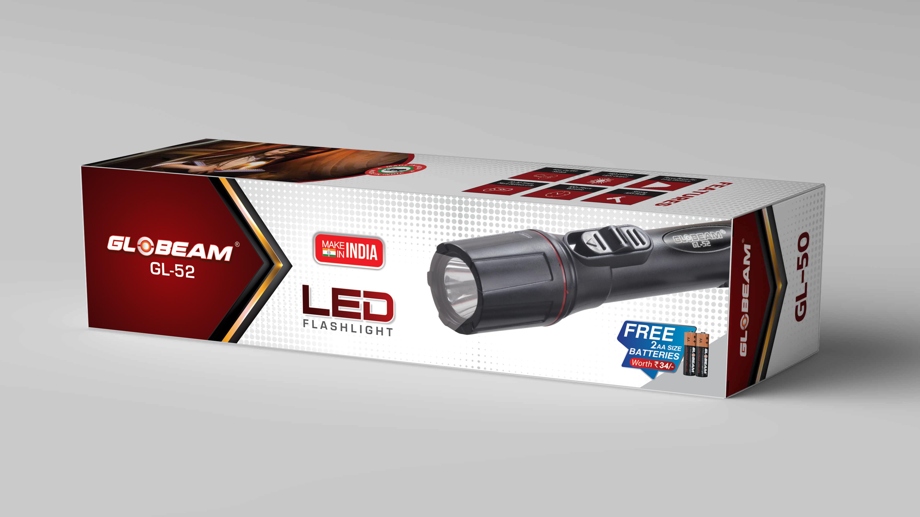 Globeam GL-52 LED Torch Light