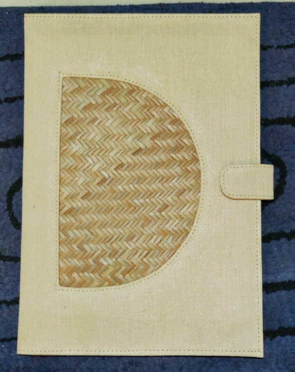 Rectangular Jute File Folder