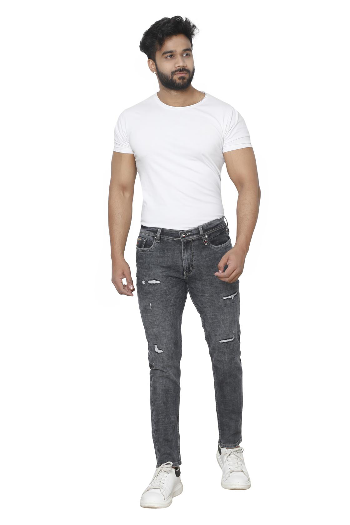 Slim Fit Light Charcoal Jeans
