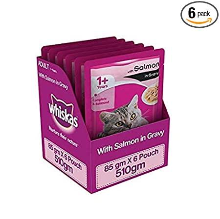 Whiskas Salmon Adult Jelly (85 gm)