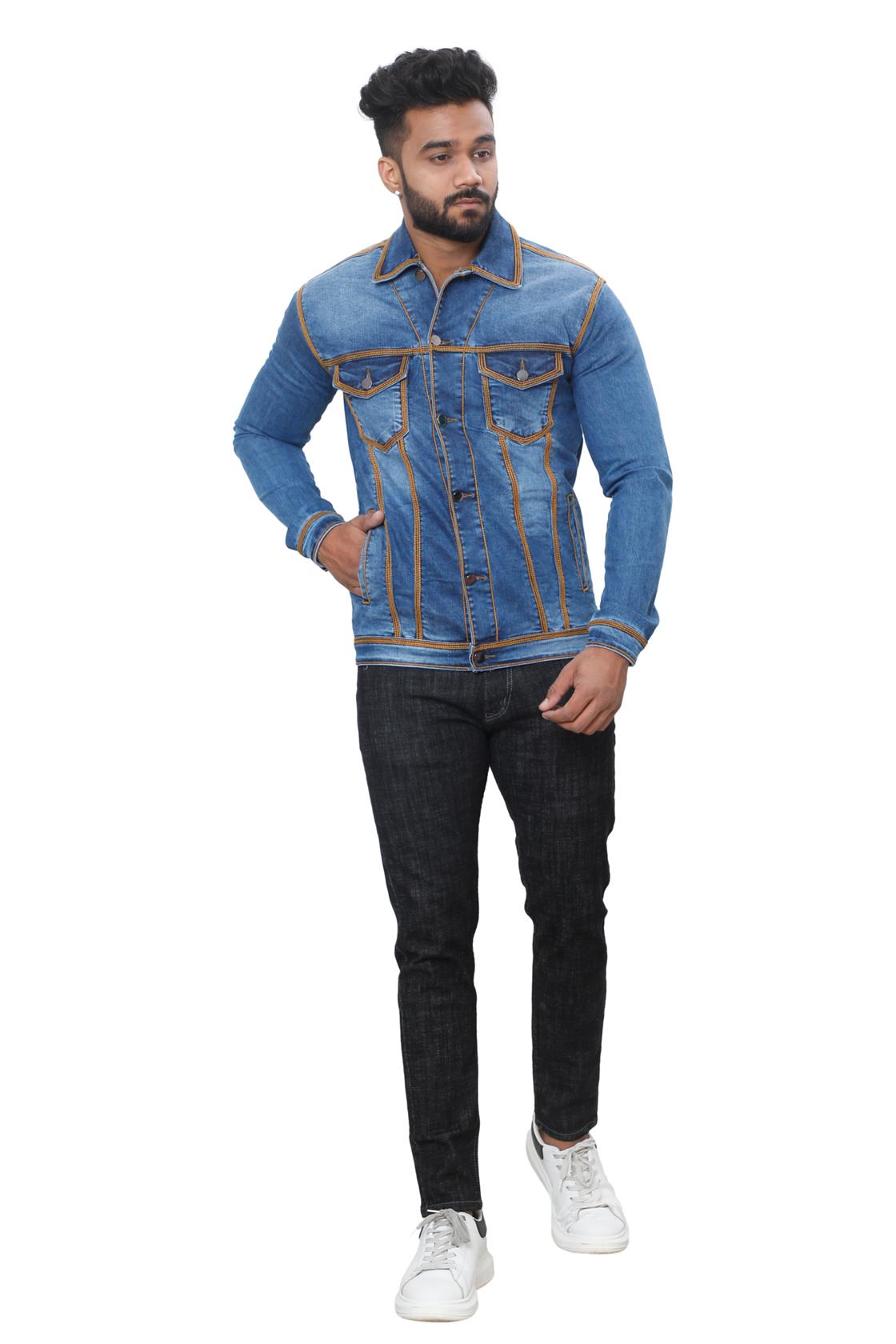 Full Sleeve Blue Shaded Jackets