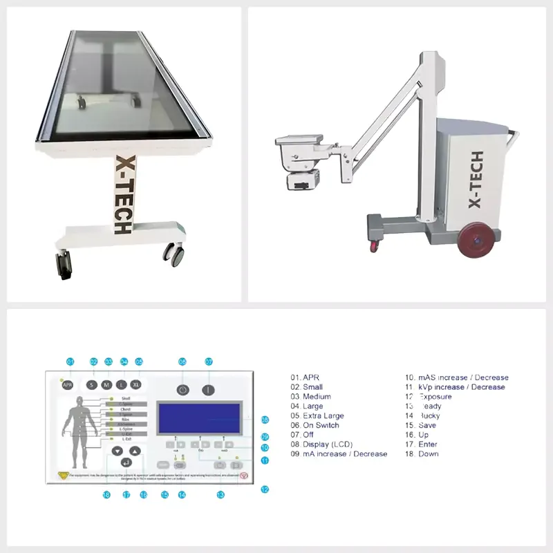 SBM X-Ray Machine with Transparent Table Top and Mobilex Table