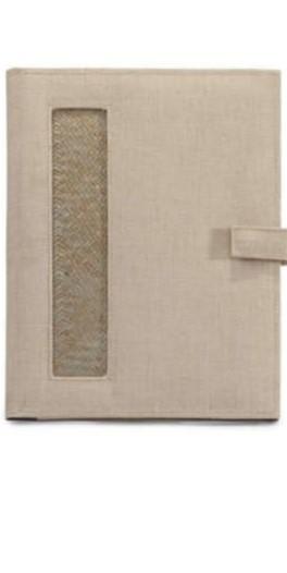 Brown Jute Document Folder