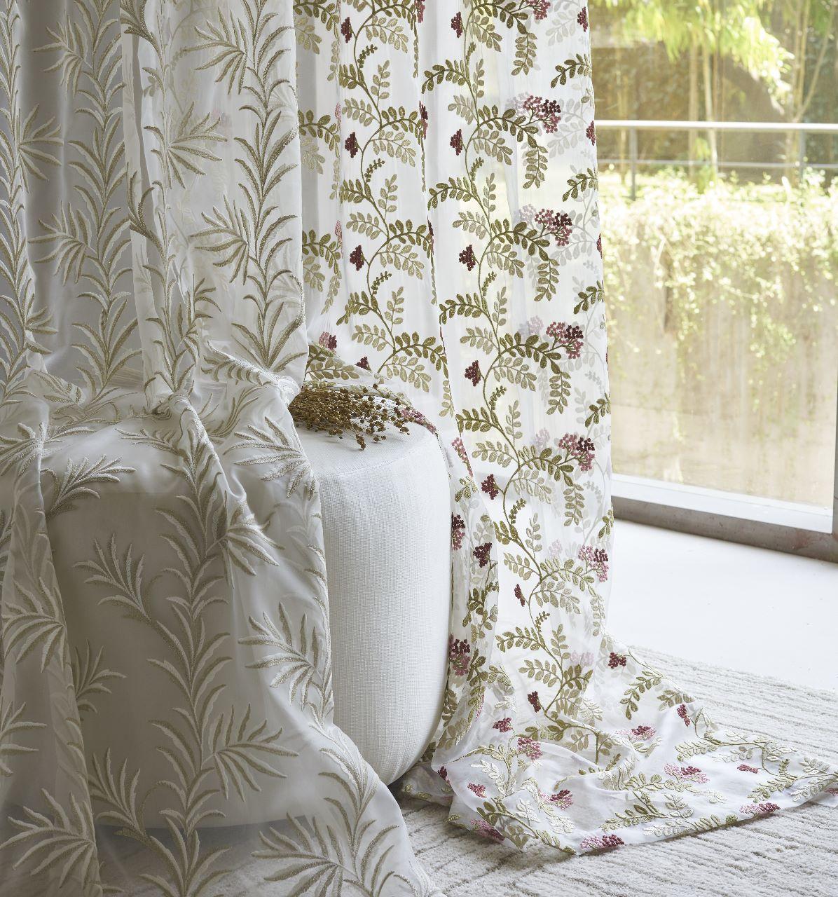 Embroideried Sheer Curtains