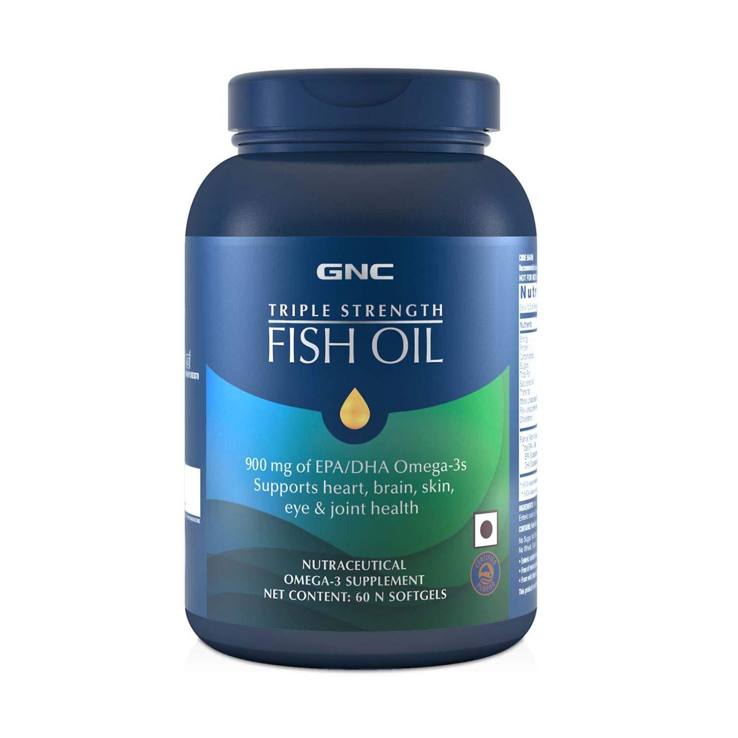 GNC Triple Strength Fish Oil 1500mg