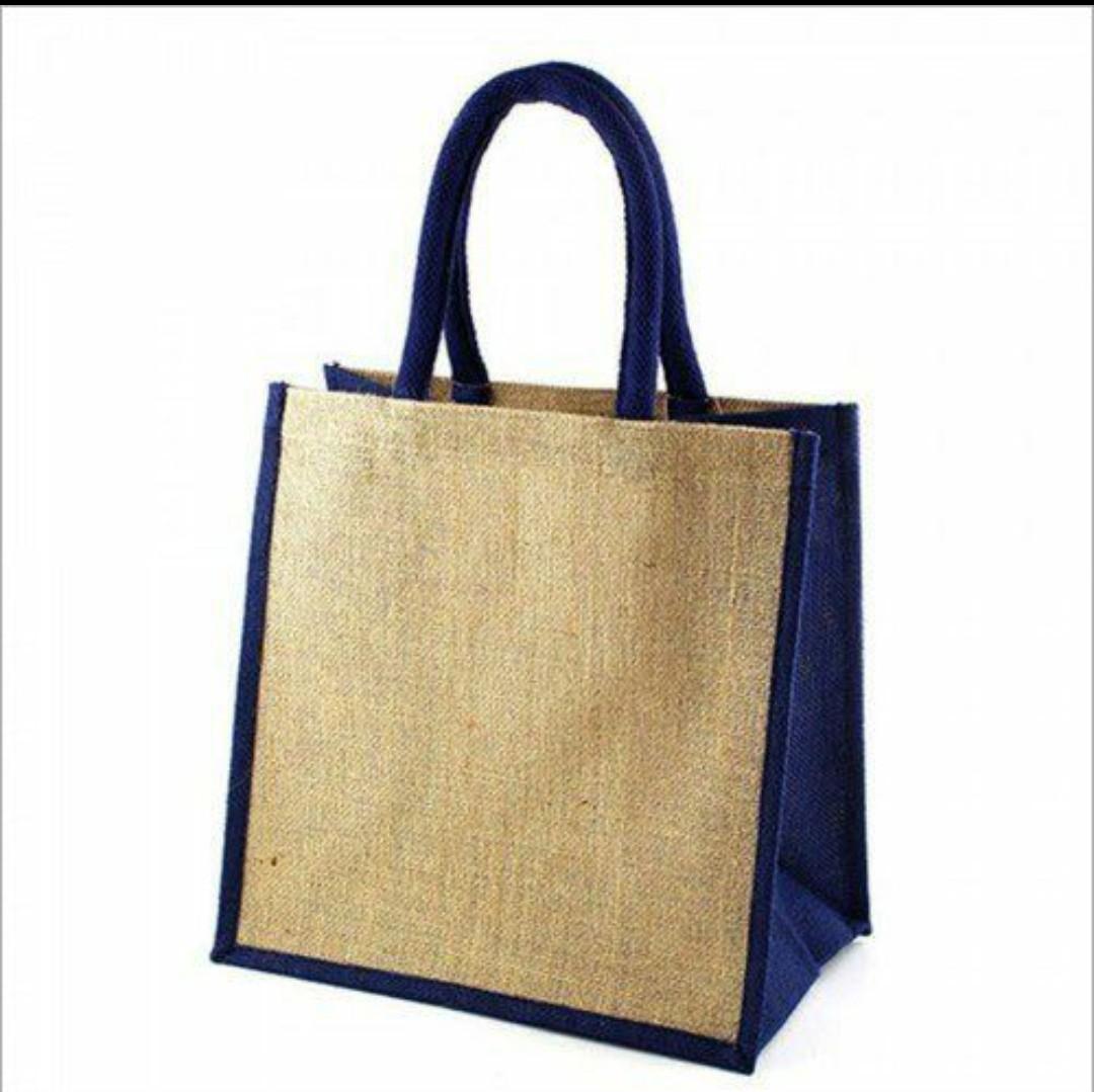 Natural Burlap Tote Bags