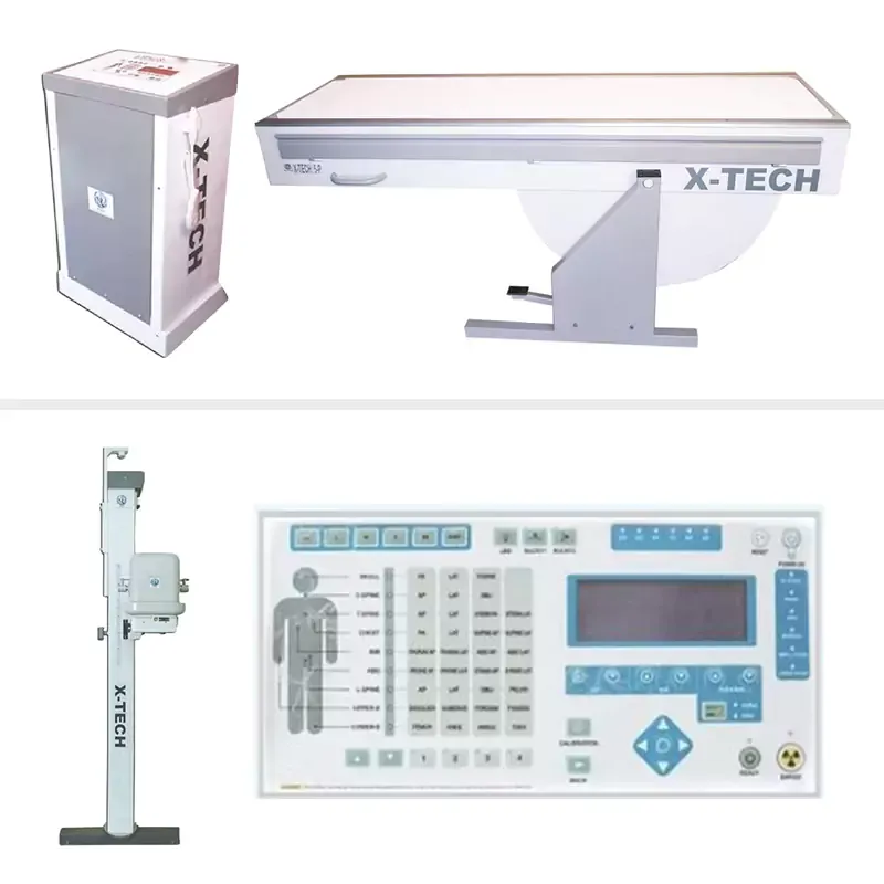 High Frequency fixed X-Ray machine with 5 Positions Bucky Table