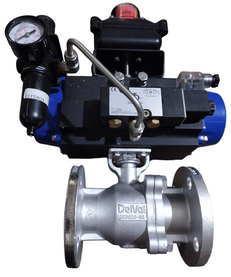 Ball Valve with Actuator & Manual Override