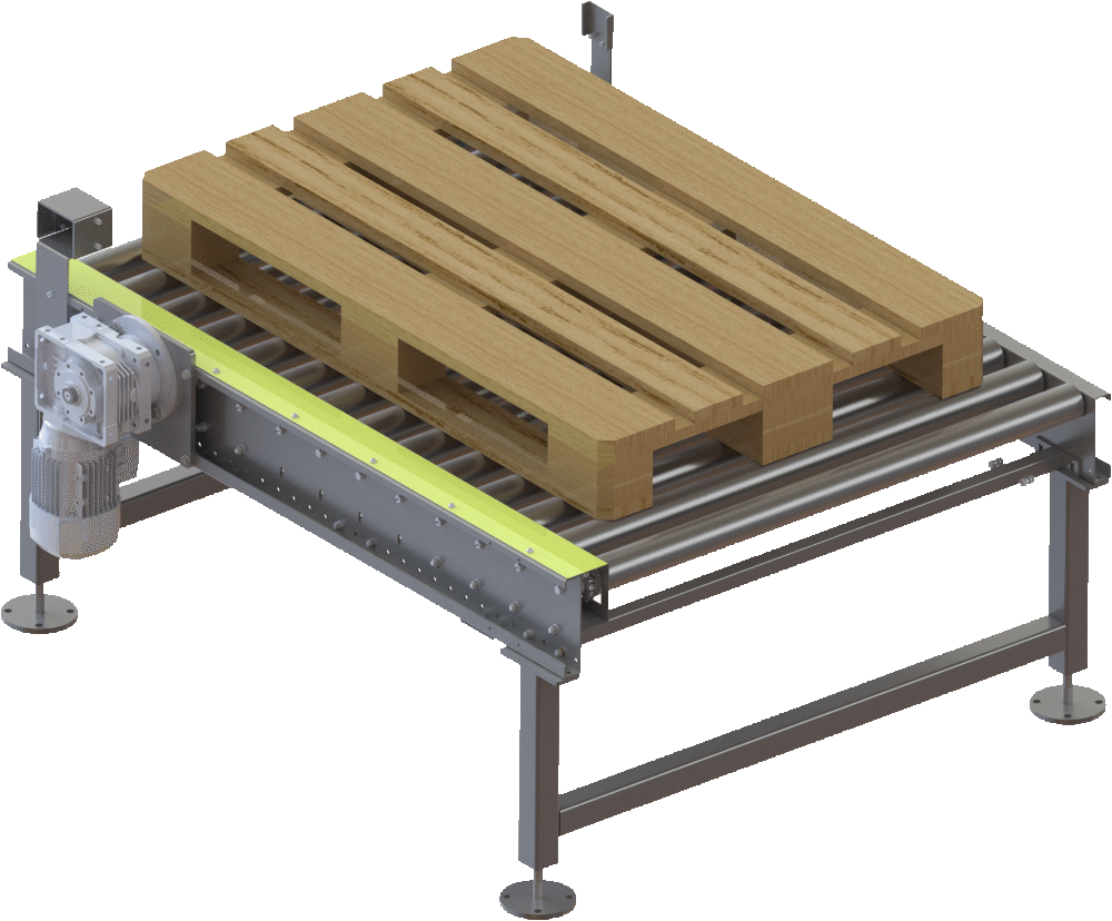 Pallet roller conveyor systems