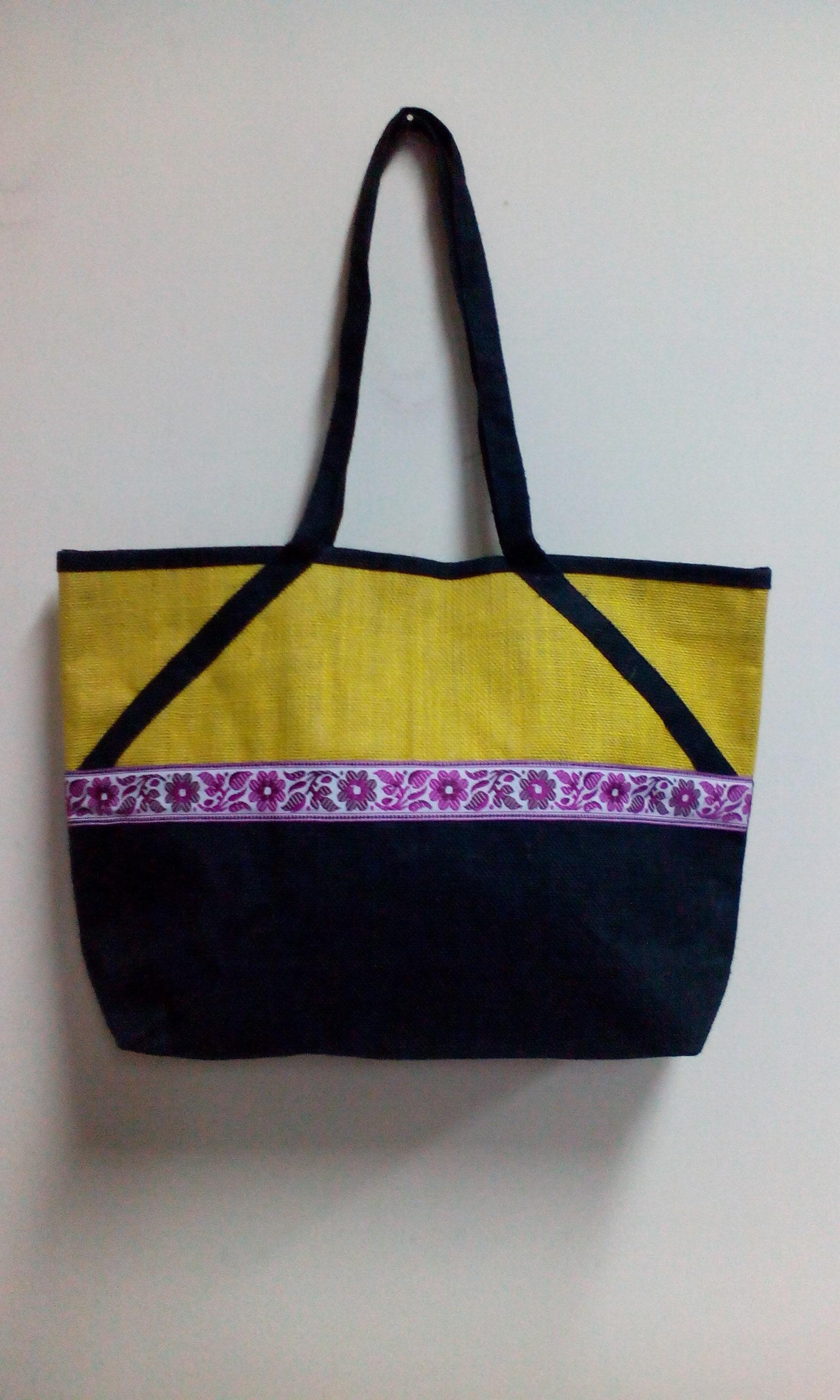 Zipper Closure Jute Bags