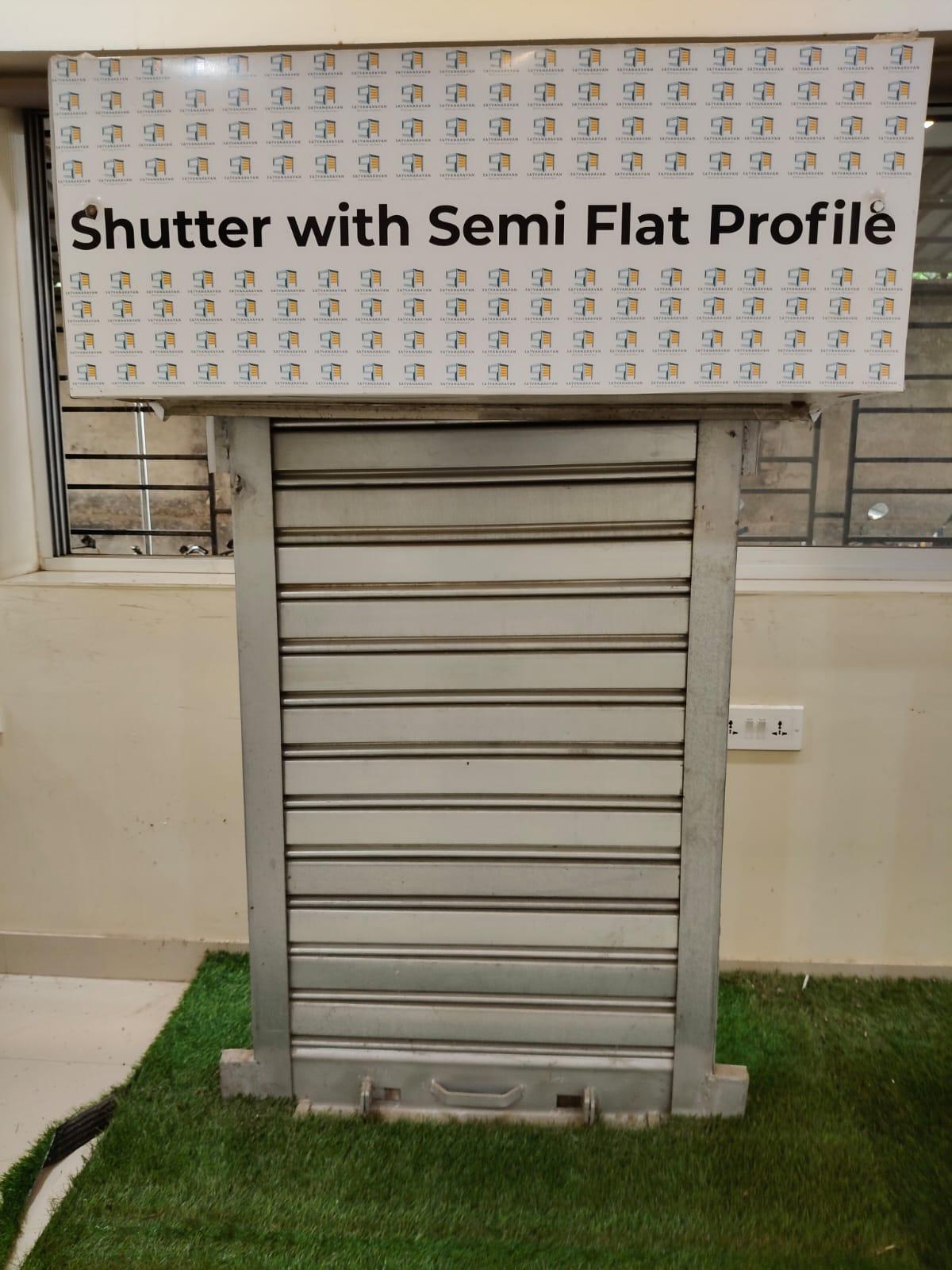 Shutter with Semi Flat Profile