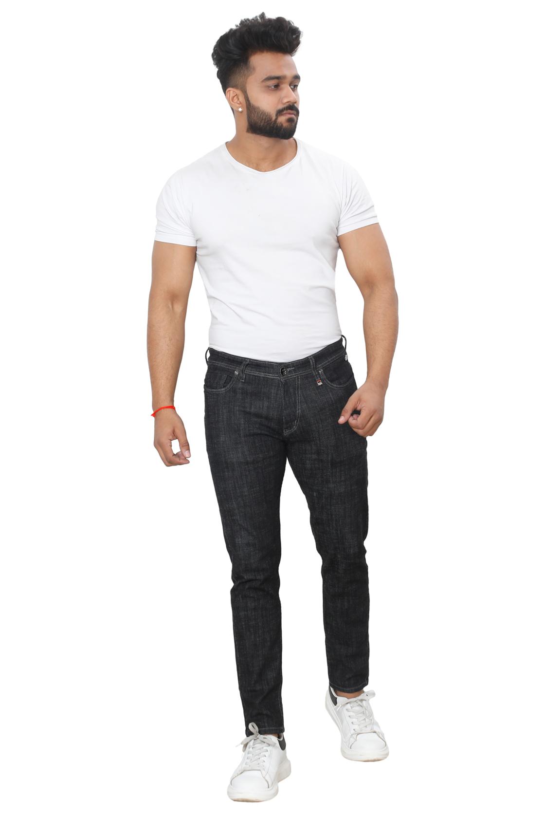Slim Fit Raw Black