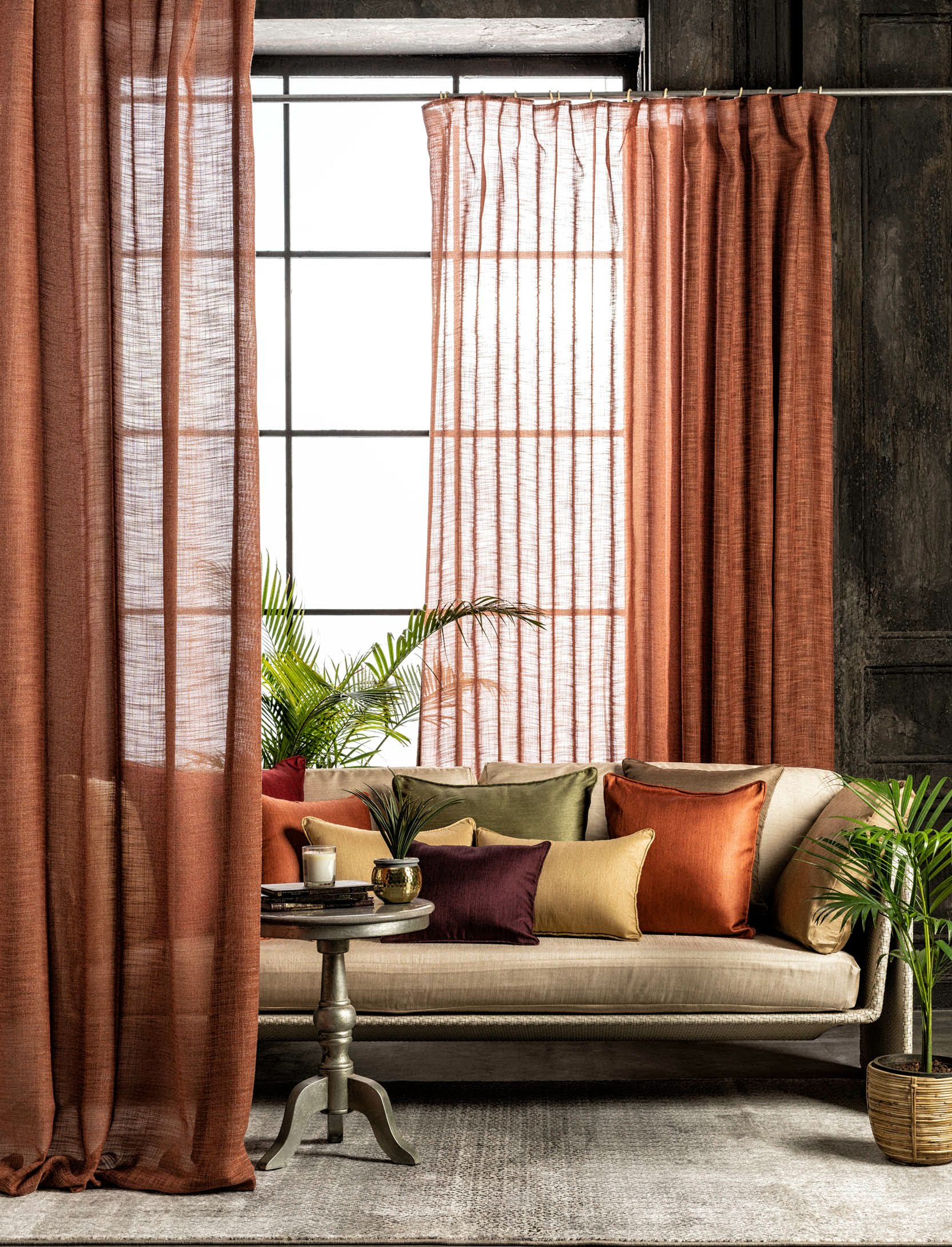 Premium Textured Sheer Curtains