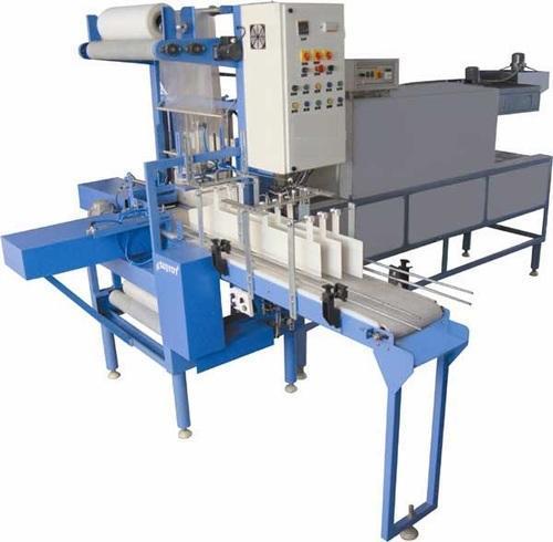 Semi automatic shrink wrapping machine