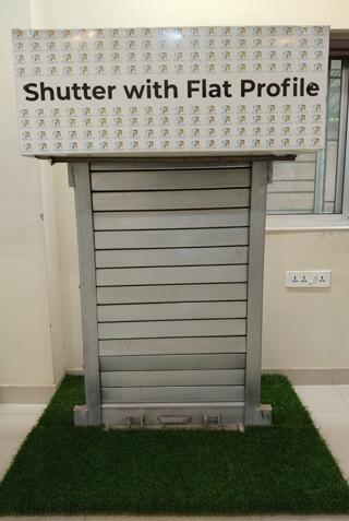Shutter with Flat Profile