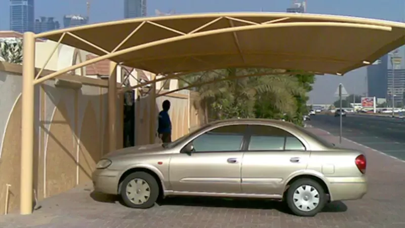 Fabricated Car Parking Shed