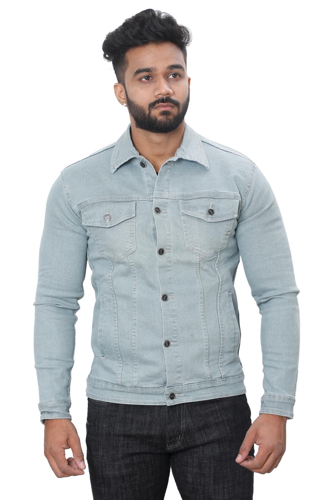Steel Gray Solid Jackets