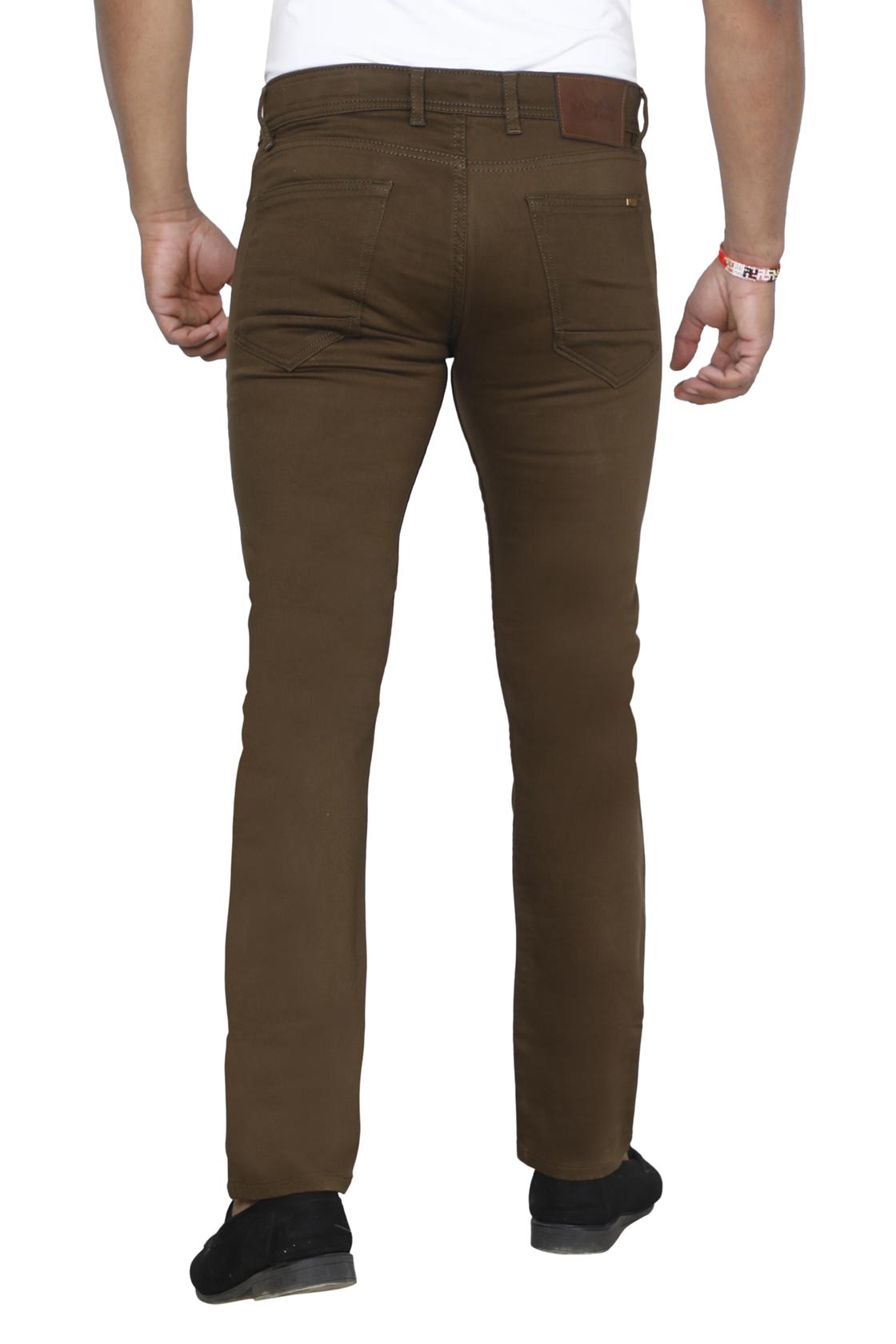 Dark Brown Trousers-back view