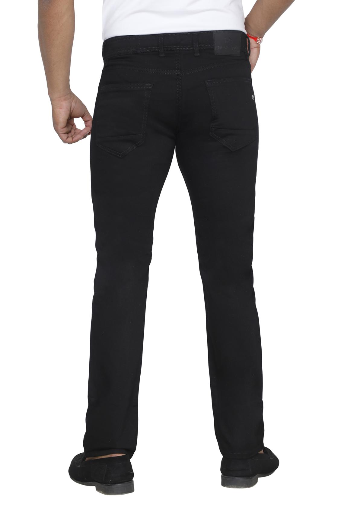 Jet Black Trousers-back view