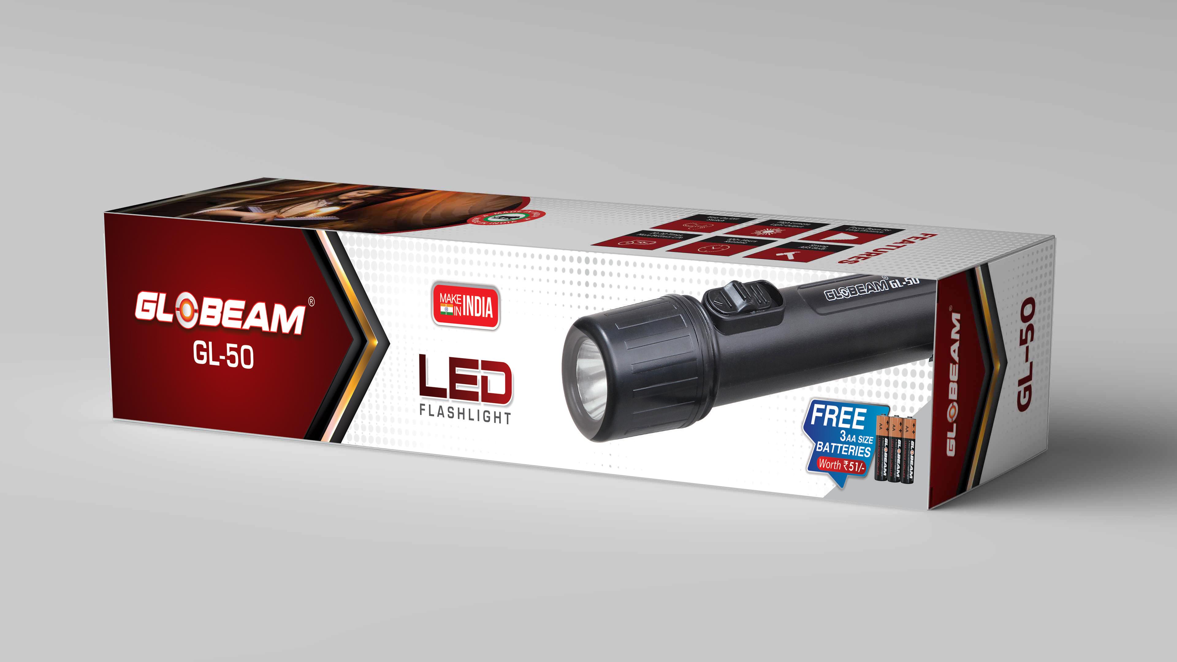 GL-50 LED  Battery Powered Torch