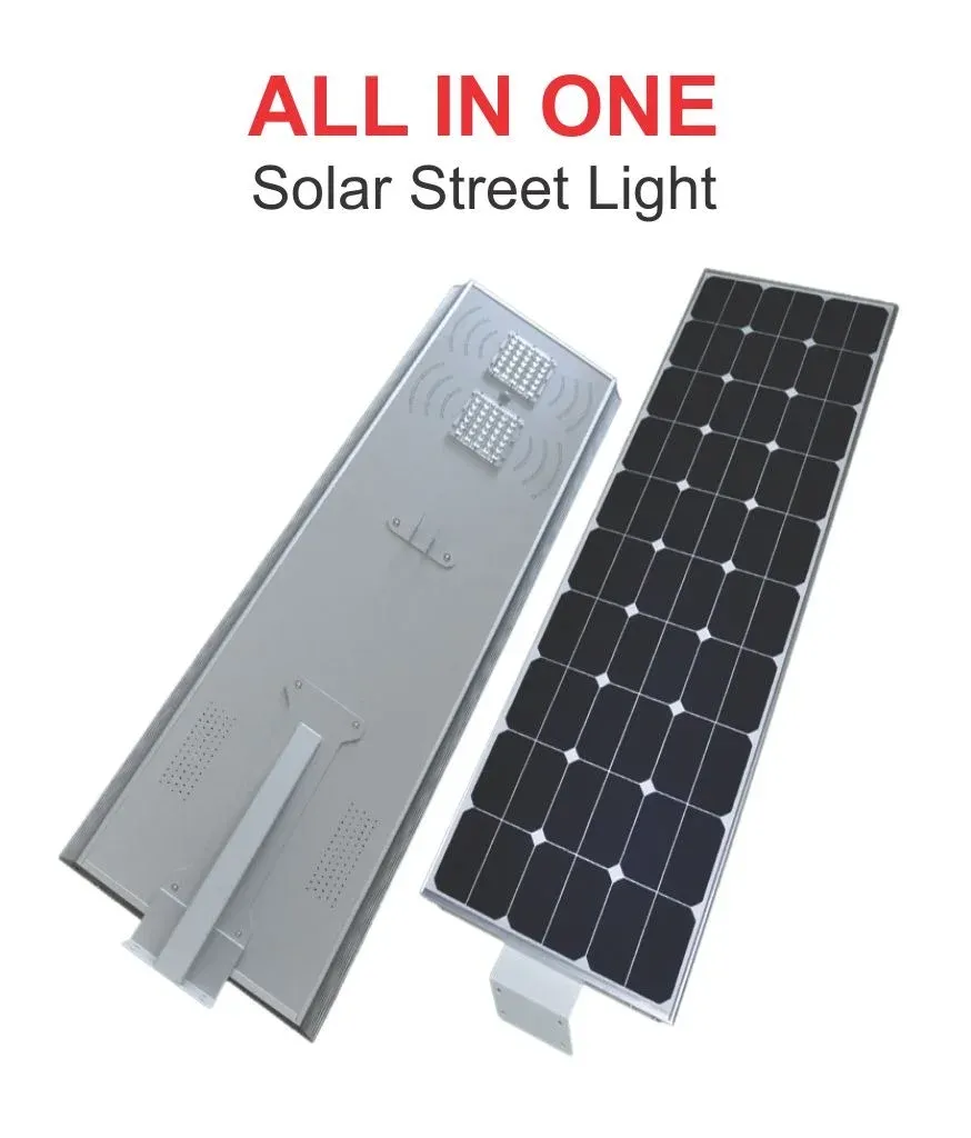 All-in-one solar street lights