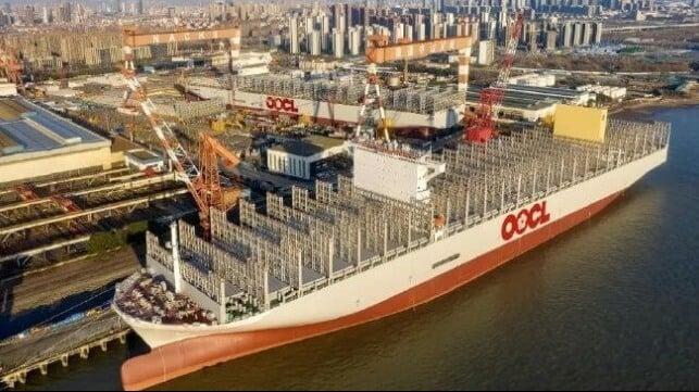 OOCL Kicks Off New Generation of Ultra-Large Boxsh